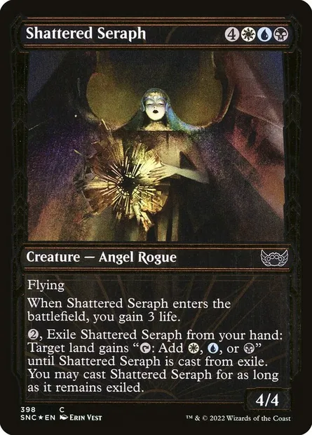 Shattered Seraph, Magic card SNC 398 — Streets of New Capenna set