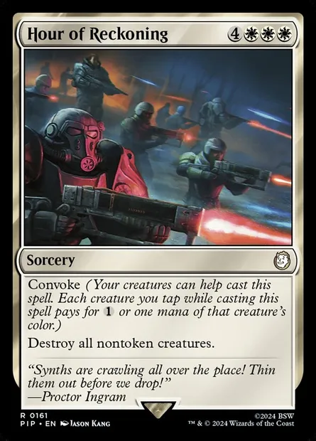 Hour of Reckoning, Magic card PIP 161 — Fallout set