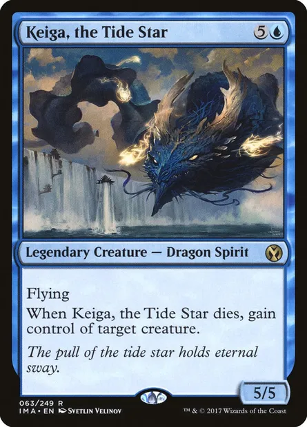Keiga, the Tide Star, Magic card IMA 63 — Iconic Masters set