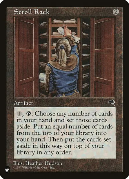 Scroll Rack, Magic card PLST TMP-308 — The List set