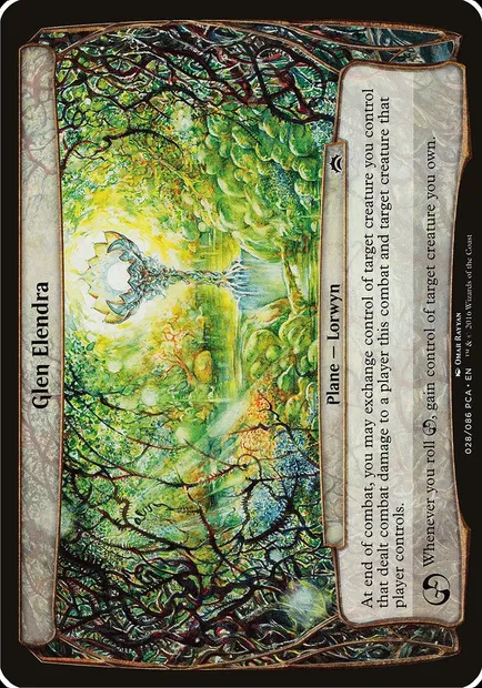 Glen Elendra, Magic card OPCA 28 — Planechase Anthology Planes set