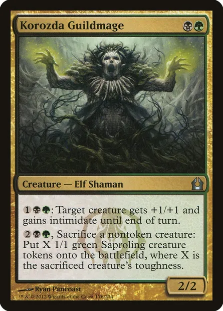 Korozda Guildmage, Magic card RTR 176 — Return to Ravnica set