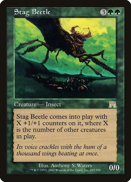 Stag Beetle, Magic card ONS 285 — Onslaught set