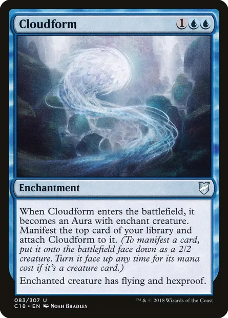 Cloudform, Magic card C18 83 — Commander 2018 set