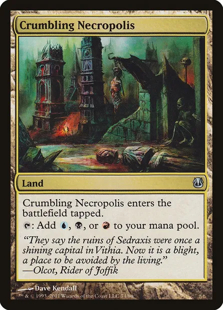 Crumbling Necropolis, Magic card DDH 74 — Duel Decks: Ajani vs. Nicol Bolas set