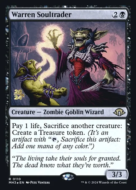 Warren Soultrader, Magic card PMH3 110s — Modern Horizons 3 Promos set