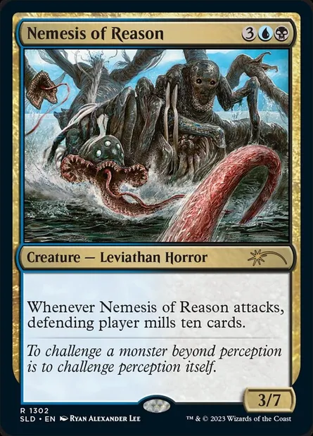 Nemesis of Reason, Magic card SLD 1302 — Secret Lair Drop set