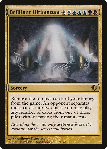 Brilliant Ultimatum, Magic card ALA 159 — Shards of Alara set