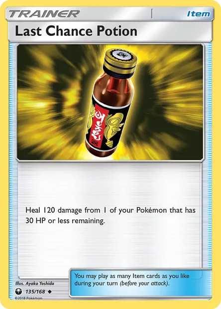 Last Chance Potion, Pokémon card CES 135 — Celestial Storm set