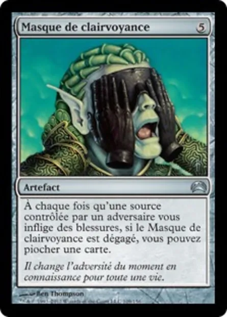 Masque de clairvoyance, carte Magic PC2 109 — extension Planechase 2012