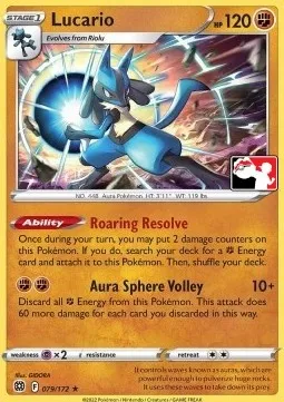 Lucario, Pokémon card PPS 079-2 — Play! Pokémon Prize Pack Series set