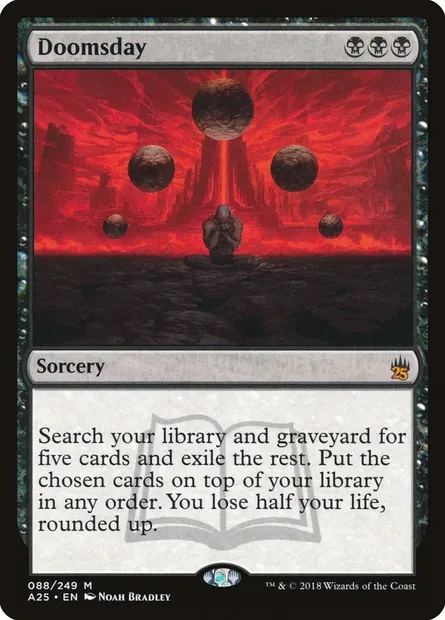 Doomsday, Magic card A25 88 — Masters 25 set