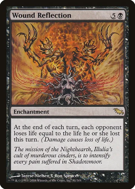 Wound Reflection, Magic card SHM 81 — Shadowmoor set