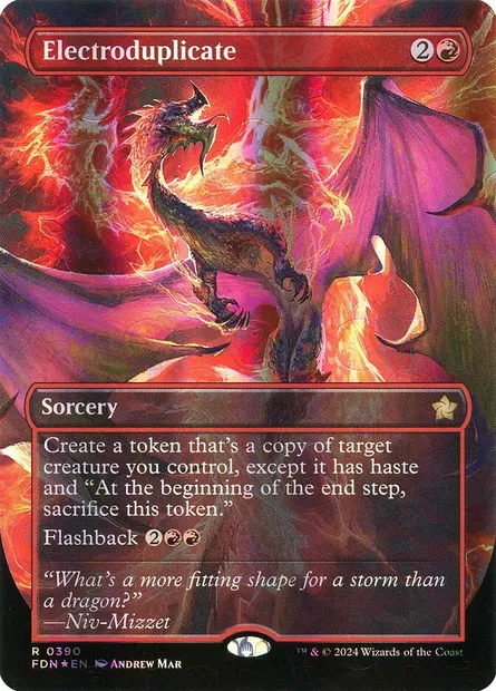 Electroduplicate, Magic card FDN 390 — Foundations set