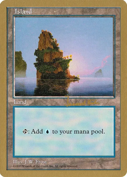 Island, Magic card WC97 jk435 — World Championship Decks 1997 set