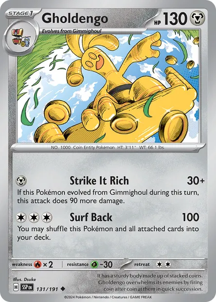 Gholdengo, Pokémon card SSP 131 — Surging Sparks set