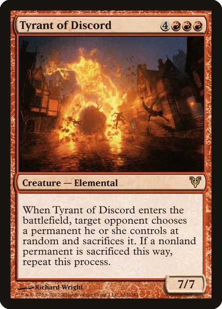 Tyrant of Discord, Magic card AVR 162 — Avacyn Restored set