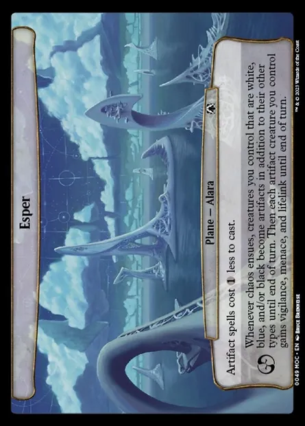 Esper, Magic card MOC 49 — March of the Machine Commander set