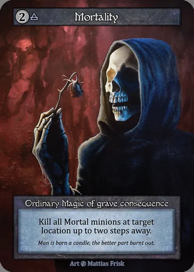 Mortality, carte Sorcery BET 241 — extension Beta