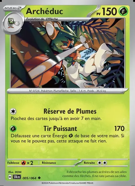Archéduc, carte Pokémon SFA 005 — extension Fable Nébuleuse