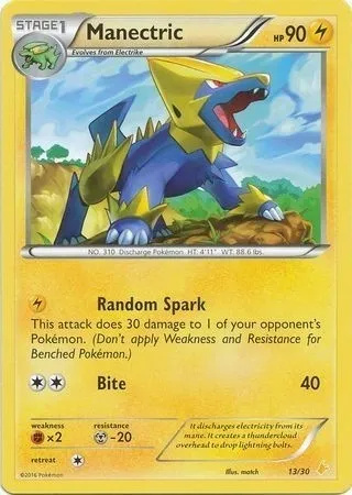 Élecsprint, carte Pokémon TK9P 013 — extension XY Trainer Kit: Pikachu Libre & Suicune (Pikachu Libre)