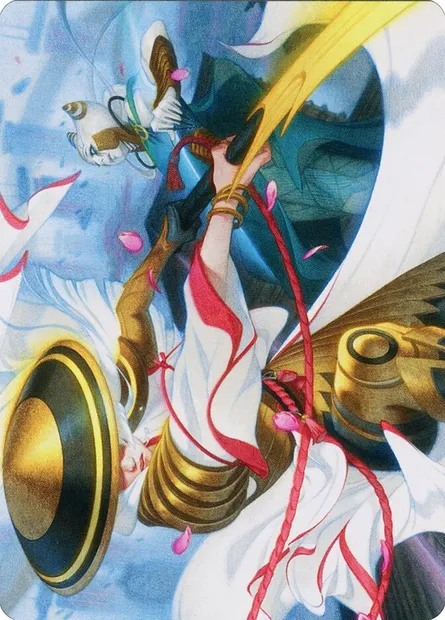 Cut Short // Cut Short, Magic card AMOM 3 — March of the Machine Art Series set