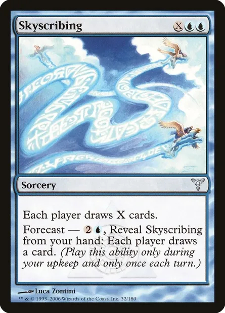 Skyscribing, Magic card DIS 32 — Dissension set