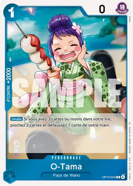 O-Tama, carte One Piece OP13-043 — extension SUCCESSEURS