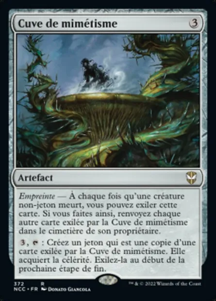 Cuve de mimétisme, carte Magic NCC 372 — extension New Capenna Commander