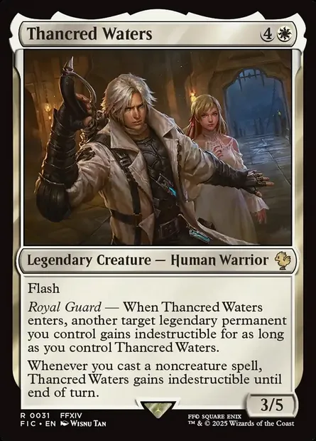 Thancred Waters, Magic card FIC 31 — Final Fantasy Commander set