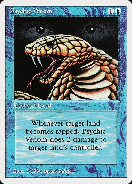 Psychic Venom, Magic card SUM 76 — Summer Magic / Edgar set