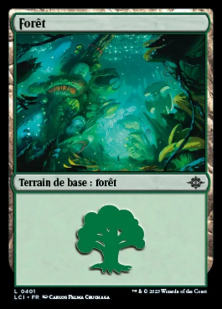 Forêt, carte Magic LCI 401 — extension The Lost Caverns of Ixalan