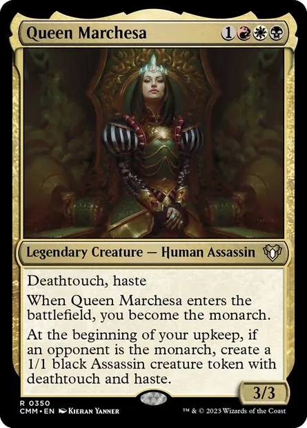 Queen Marchesa, Magic card CMM 350 — Commander Masters set