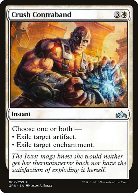 Crush Contraband, Magic card GRN 7 — Guilds of Ravnica set