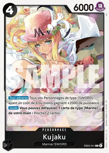 Kujaku, carte One Piece EB03-041 — extension ONE PIECE HEROINES EDITION