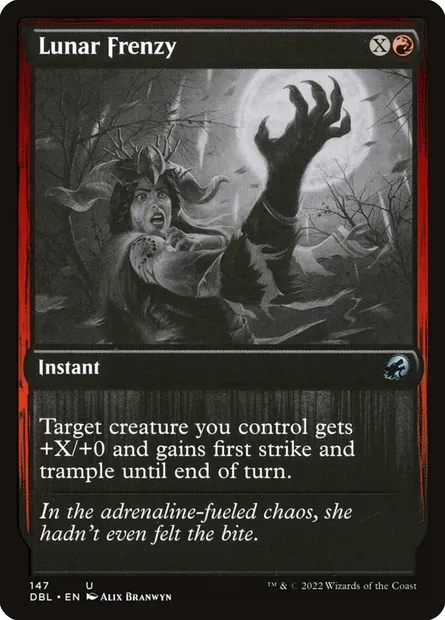 Lunar Frenzy, Magic card DBL 147 — Innistrad: Double Feature set