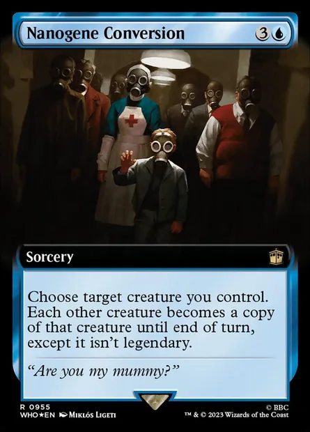 Conversion des nanogènes, carte Magic WHO 955 — extension Doctor Who