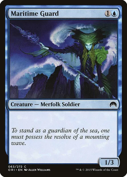 Maritime Guard, Magic card ORI 63 — Magic Origins set