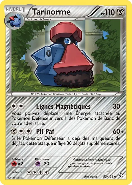 Tarinorme, carte Pokémon DRX 82 — extension Dragons Éxaltés