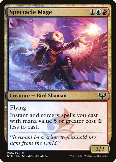 Spectacle Mage, Magic card STX 235 — Strixhaven: School of Mages set