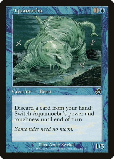 Aquamoeba, Magic card TOR 24 — Torment set