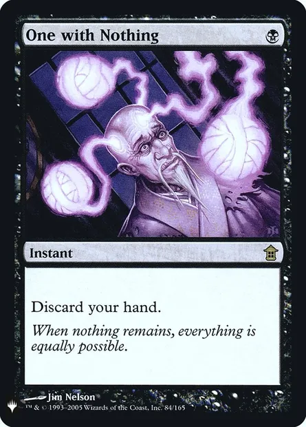 One with Nothing, Magic card PLST SOK-84 — The List set