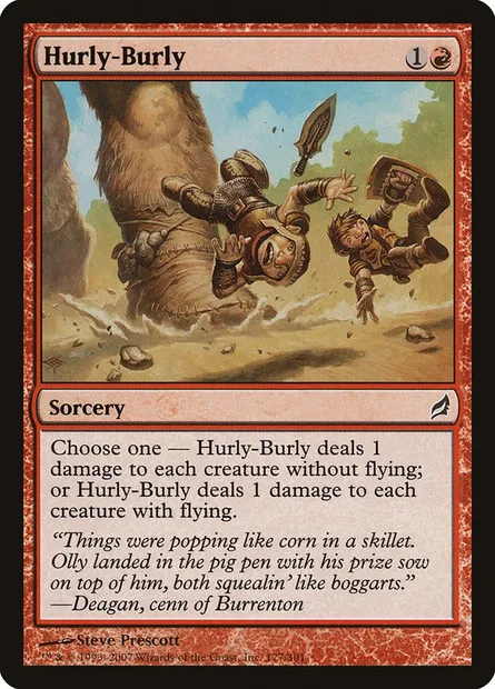 Hurly-Burly, Magic card LRW 177 — Lorwyn set