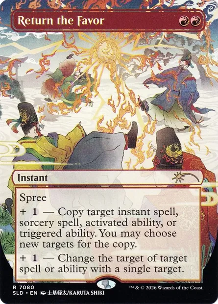 Return the Favor, Magic card SLD 7080 — Secret Lair Drop set