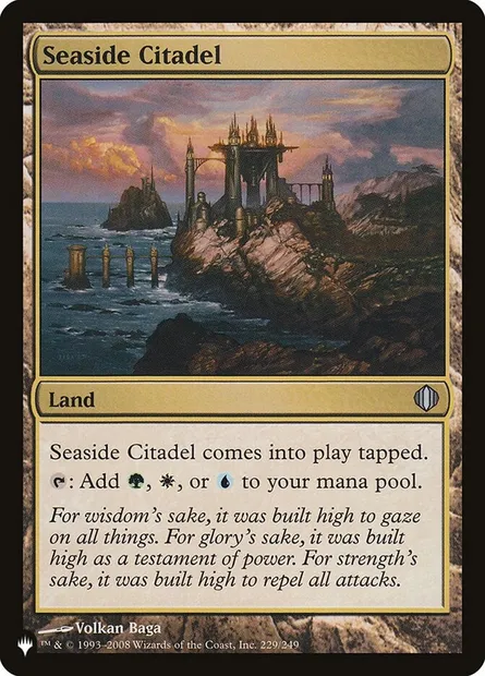 Seaside Citadel, Magic card PLST ALA-229 — The List set