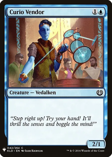 Curio Vendor, Magic card PLST KLD-42 — The List set