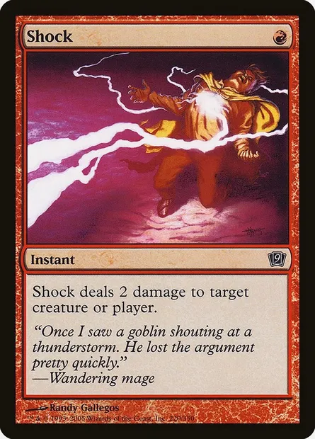 Choc, carte Magic 9ED 220★ — extension Neuvième Edition