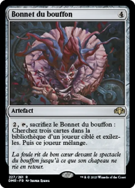 Bonnet du bouffon, carte Magic DMR 227 — extension Dominaria Remastered