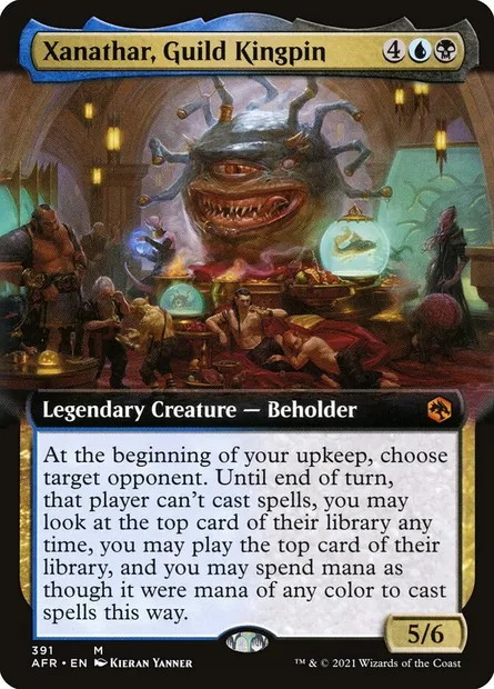 Xanathar, Guild Kingpin, Magic card AFR 391 — Adventures in the Forgotten Realms set
