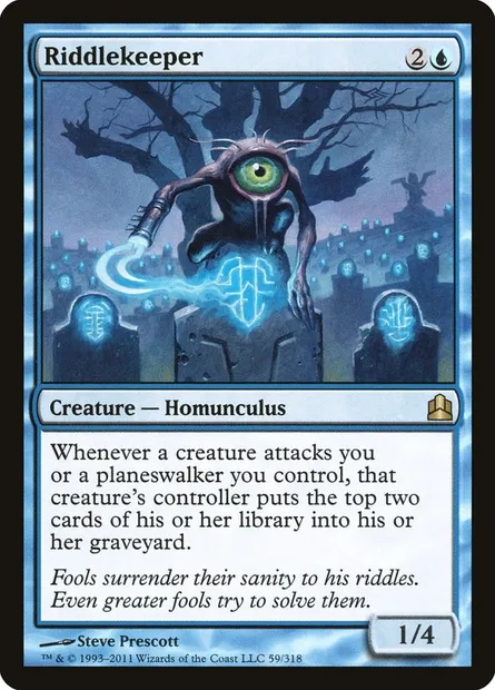 Riddlekeeper, Magic card CMD 59 — Commander 2011 set